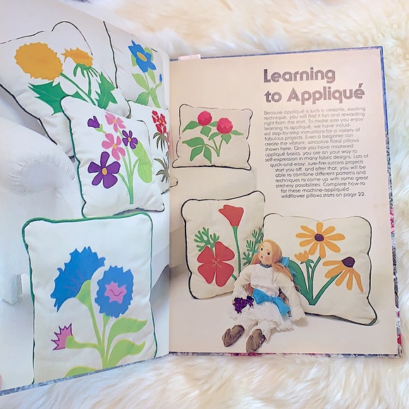 Rare1978 Hardcover Better Homes & Gardens Appliqué Illustrated 52 Craft Projects - Picture 7 of 16